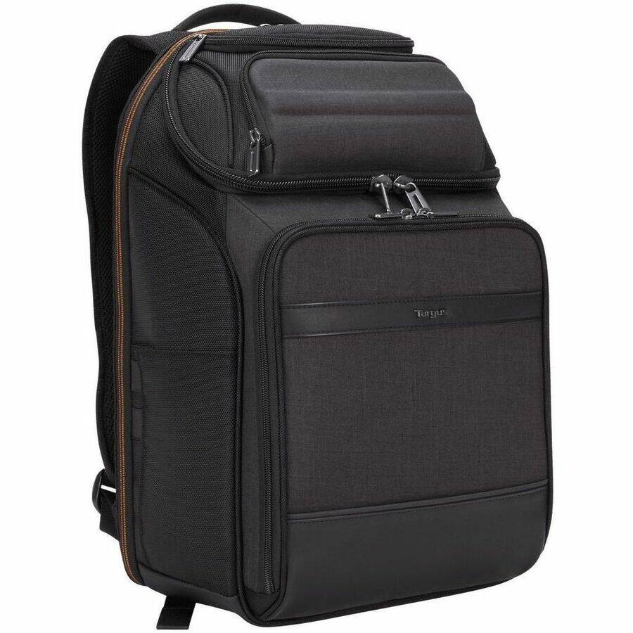 Alt View 3. Targus - Targus CitySmart TSB895 Carrying Case Rugged (Backpack) for 15.6" to 16" Notebook - Gray - TAA Compliant - Water - Charcoal Gray.