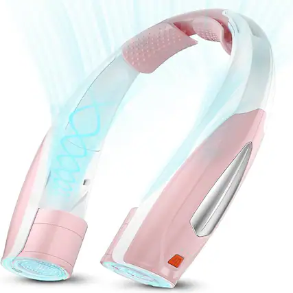 Front. Loheer - Loheer Portable Neck Fan, 6000mAh Rechargeable Wearable Fan, Ultra Quiet Cooling for Travel.