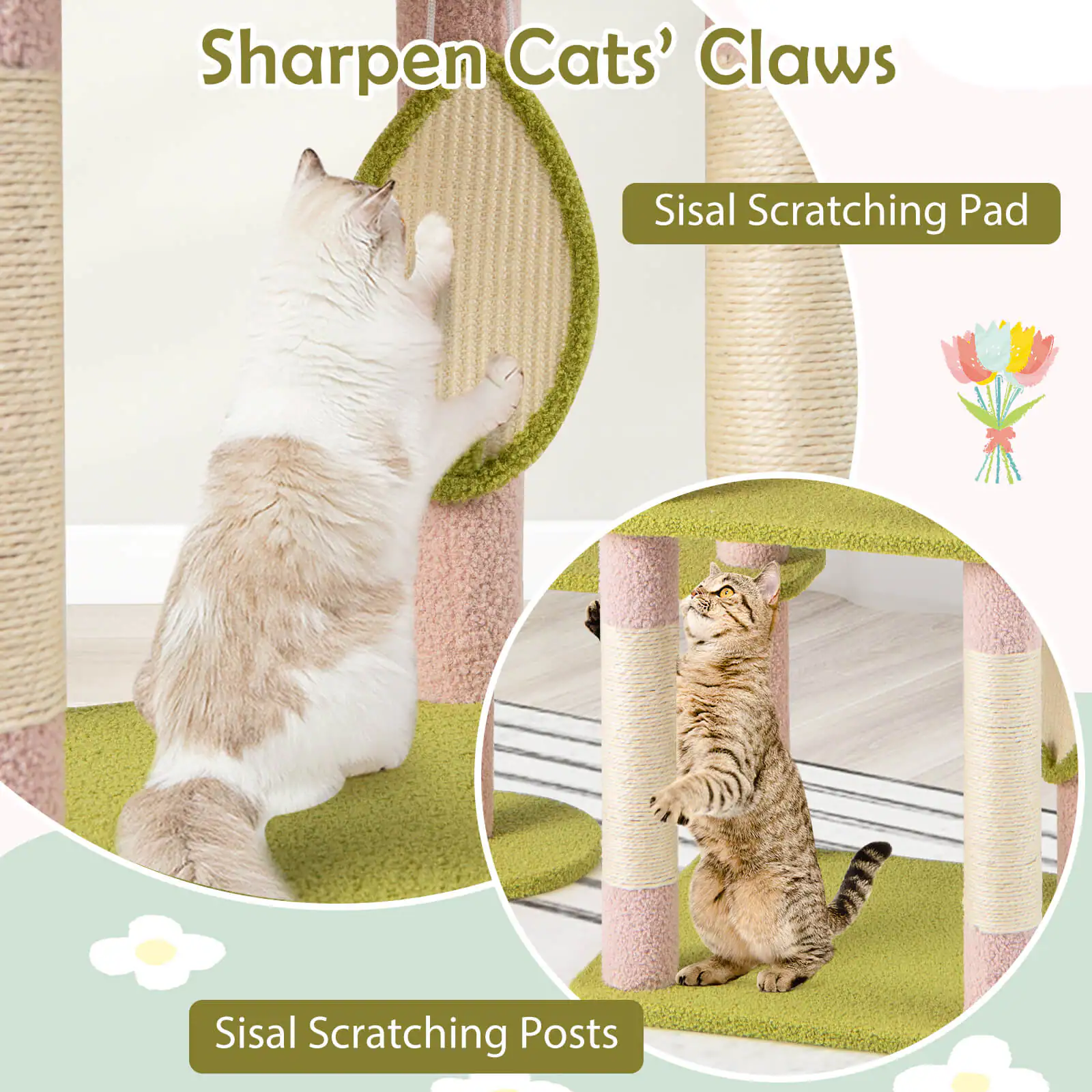 Sharpen Cats' Claws

Sisal Scratching Pad

Sisal Scratching Posts