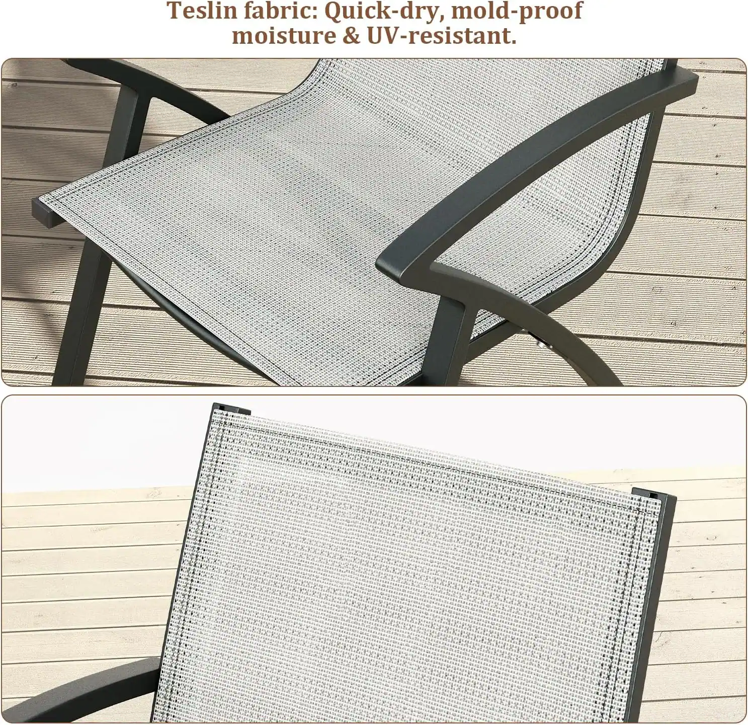 Teslin fabric: Quick-dry, mold-proof moisture & UV-resistant.