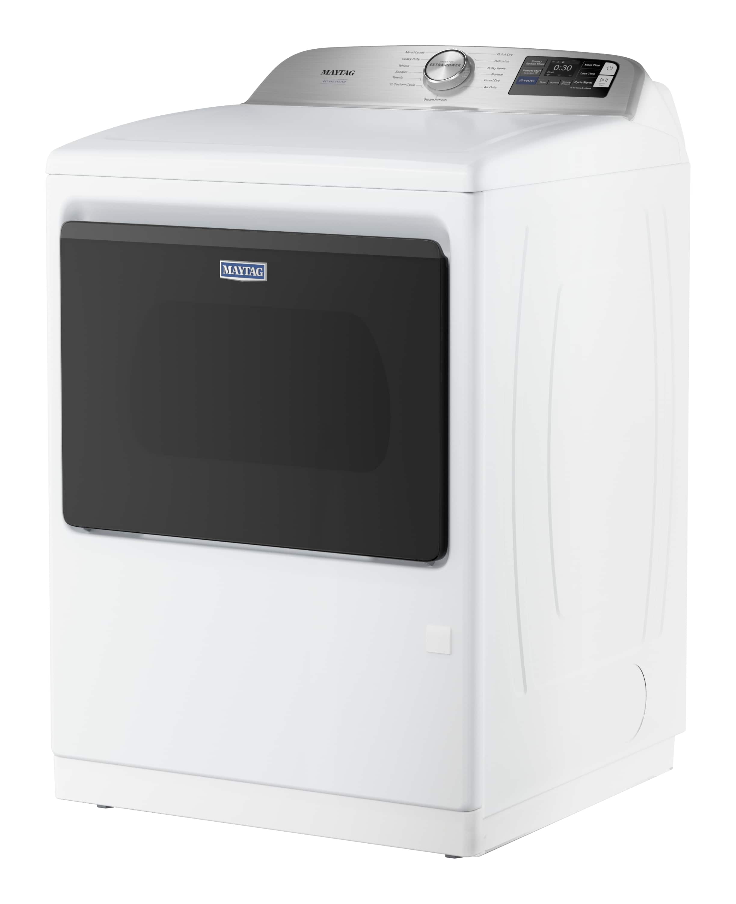 Maytag MED7205RW Maytag - 7.4 Cu Ft. Smart Electric Dryer with Pet Pro Option and Extra Power - White 2