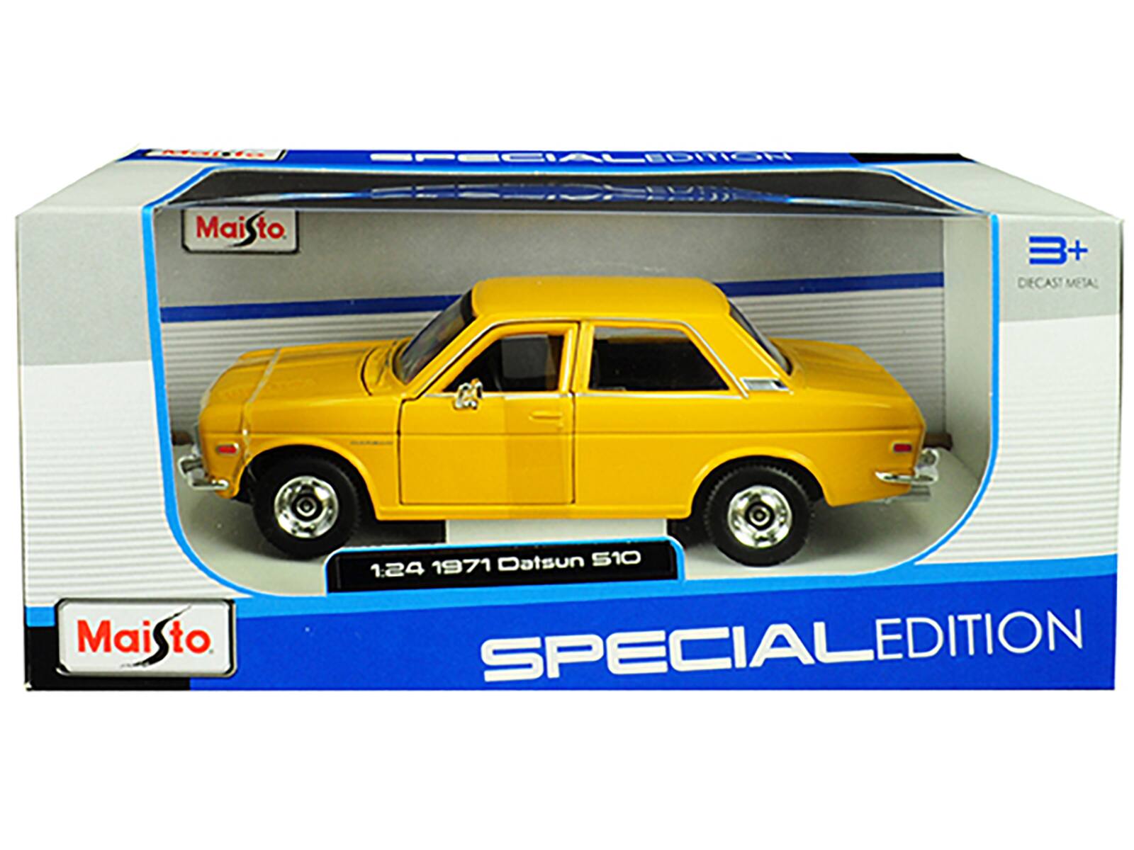 Maisto 3+ DECAST METAL: 1:24 1971 Datsun 510 SPECIAL EDITION