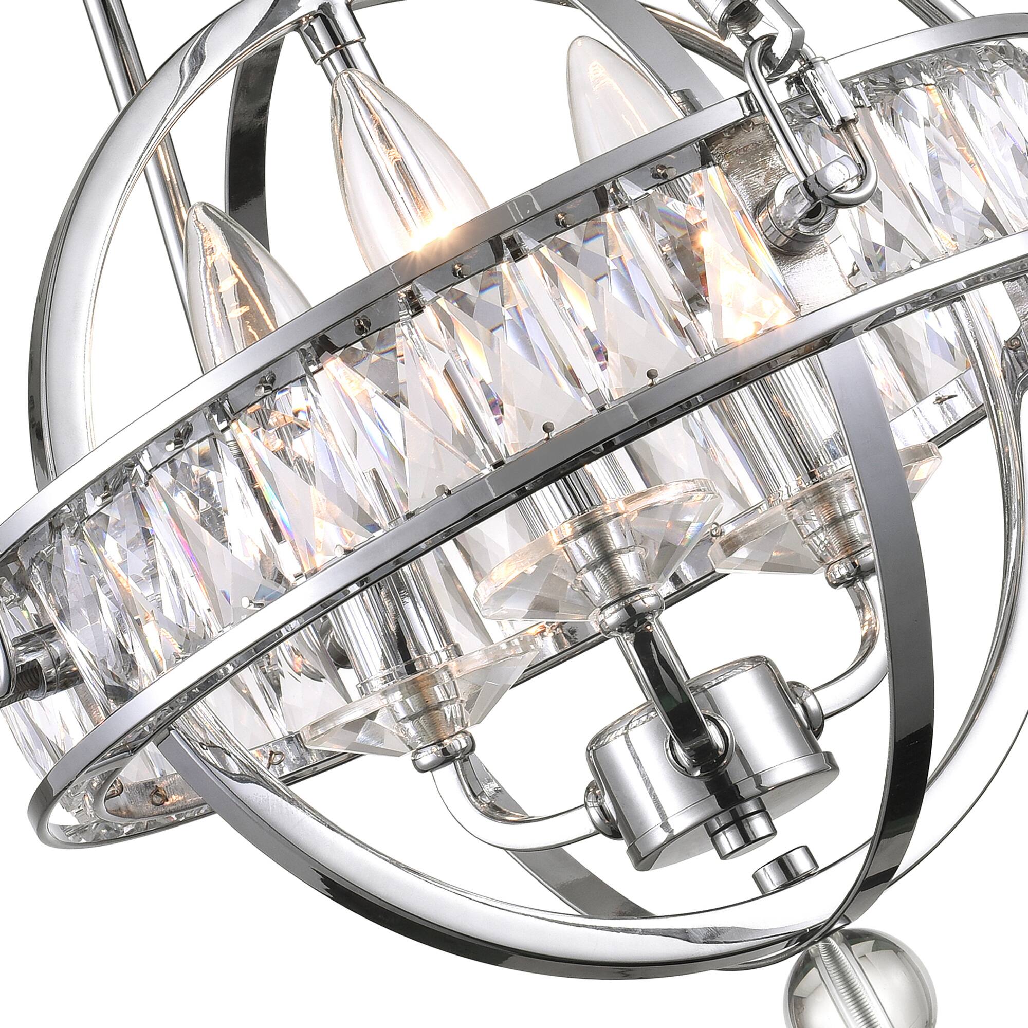 Back. CWI Lighting - Arkansas 3 Light Mini Chandelier With Chrome Finish - Chrome.