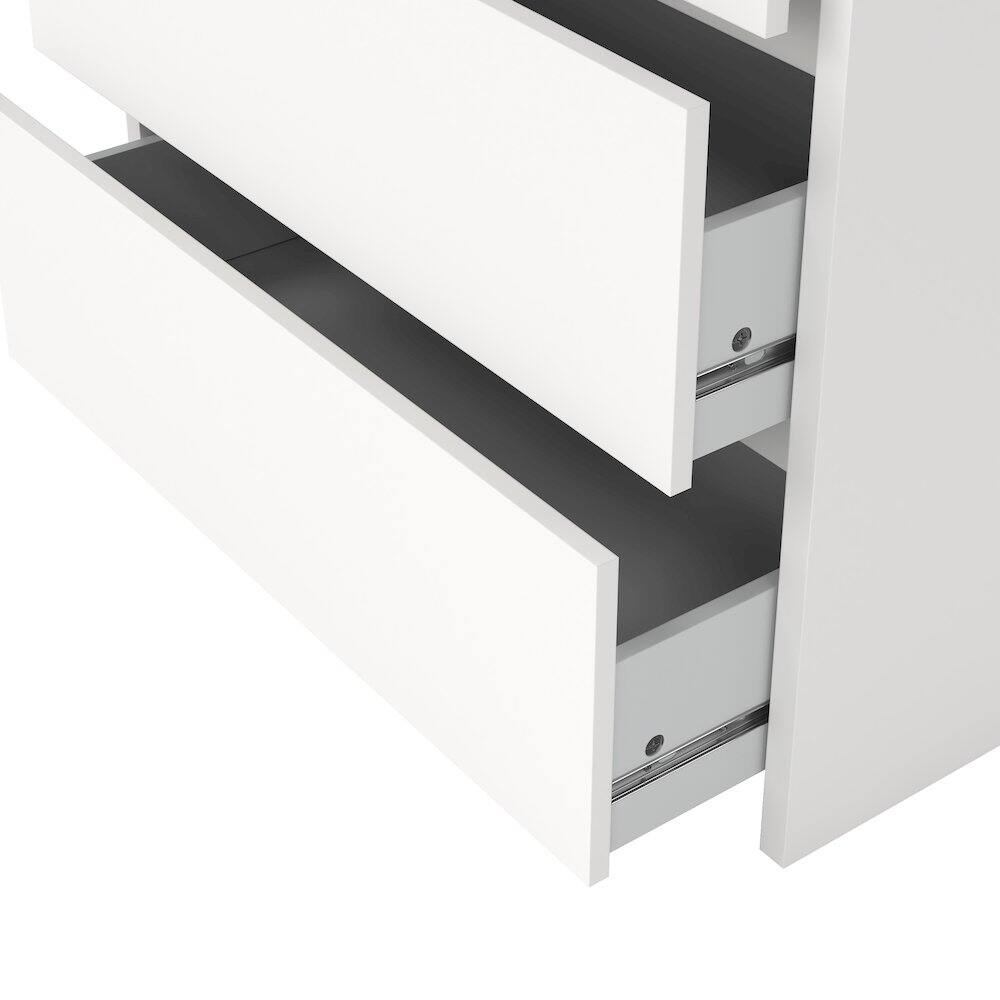 Alt View 2. Tvilum - Next 31-inch Wide 3-Drawer Chest - White.