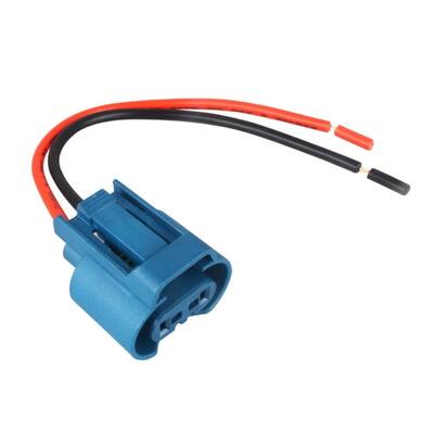 Formula-J87 H7 Headlight Bulb Connector Pigtail – Female 2-Wire Harness, 12V