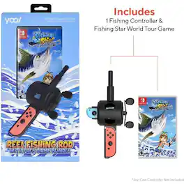 NSW - Fishing Star World Tour w/ YOOL Reel Fishing Rod - Nintendo Switch