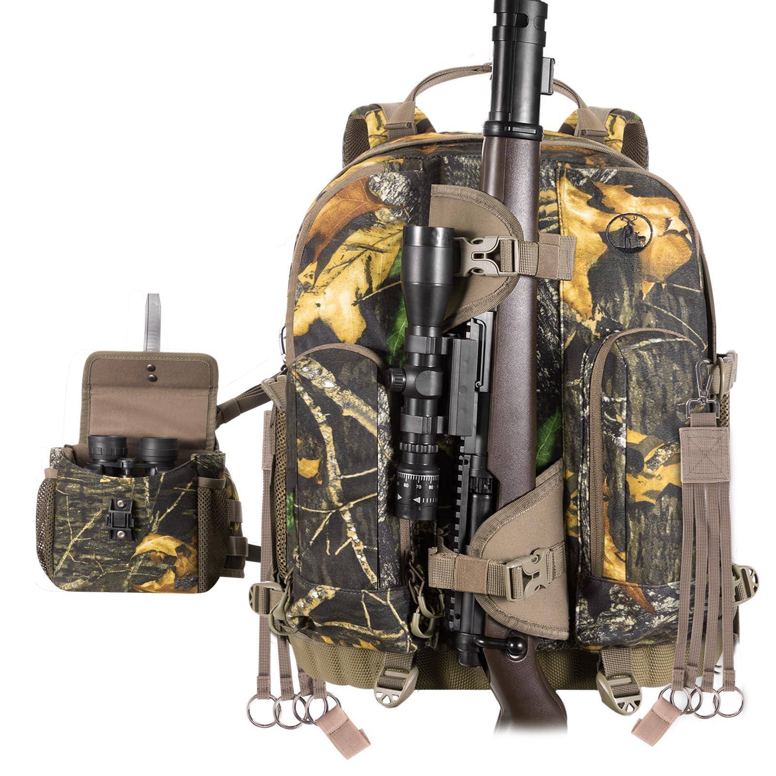 Stamp n Camp - Waterproof Backpack With Binocular Harness Chest Pack For And Bow Holder Duck Accessories - Blessedleaf Camo