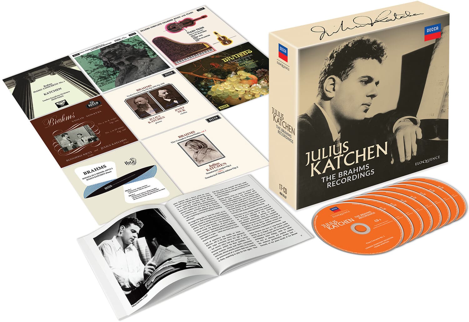 Julius Katchen - Katchen: The Brahms Recordings On Decca   - COMPACT DISCS [CD] price history on PriceWatchPro
