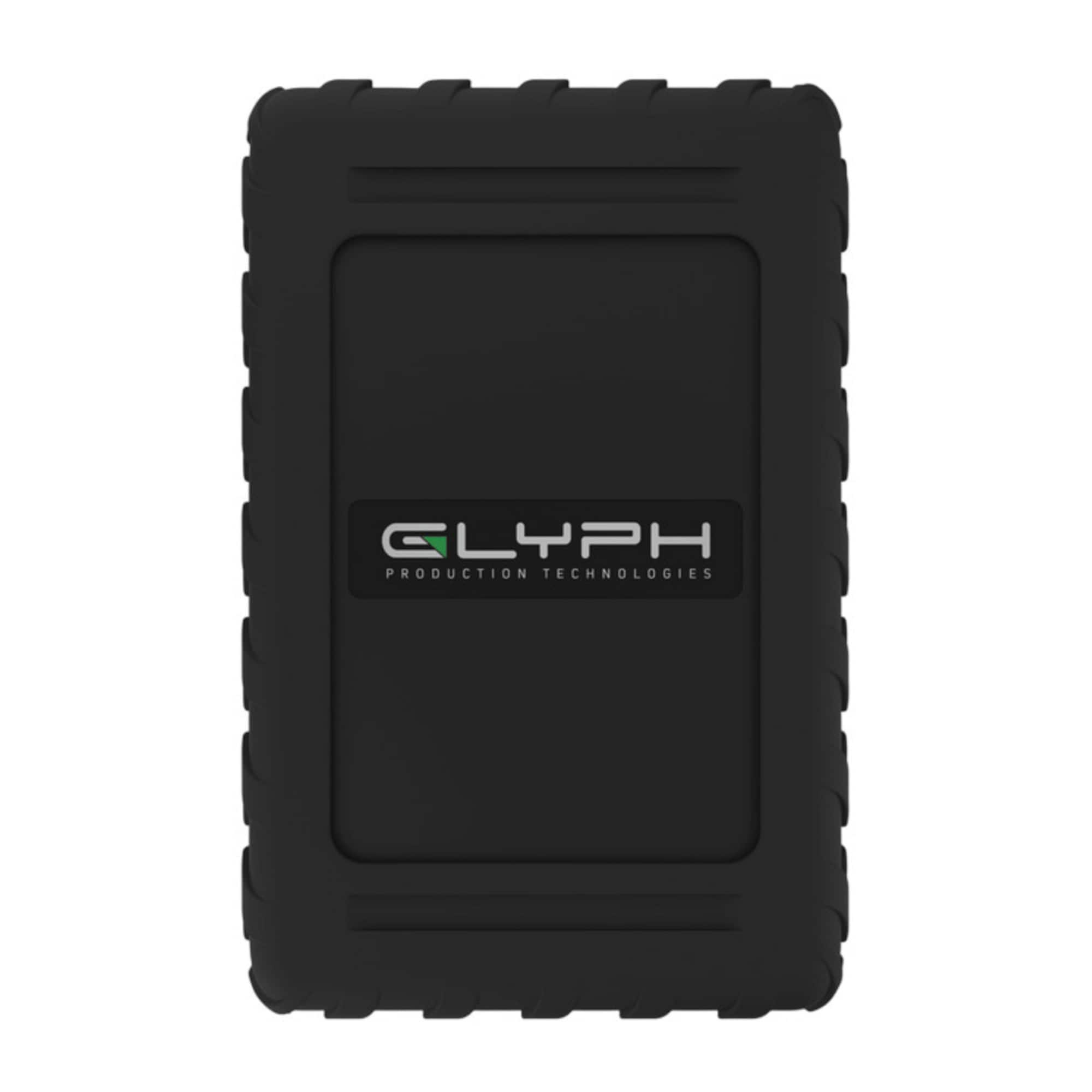 Glyph - Blackbox Plus Rugged Portable 5400RPM Bus Powered 1TB Hard Drive - Black