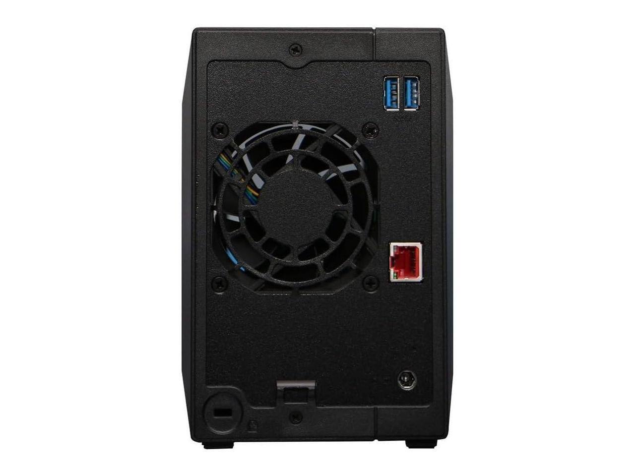 Alt View 4. Asustor - Asustor AS3302T v2 Drivestor 2 Pro Gen2 2 Bay NAS, Quad-Core 1.7GHz CPU, 2.5Gbe Port, 2GB DDR4 (Diskless).