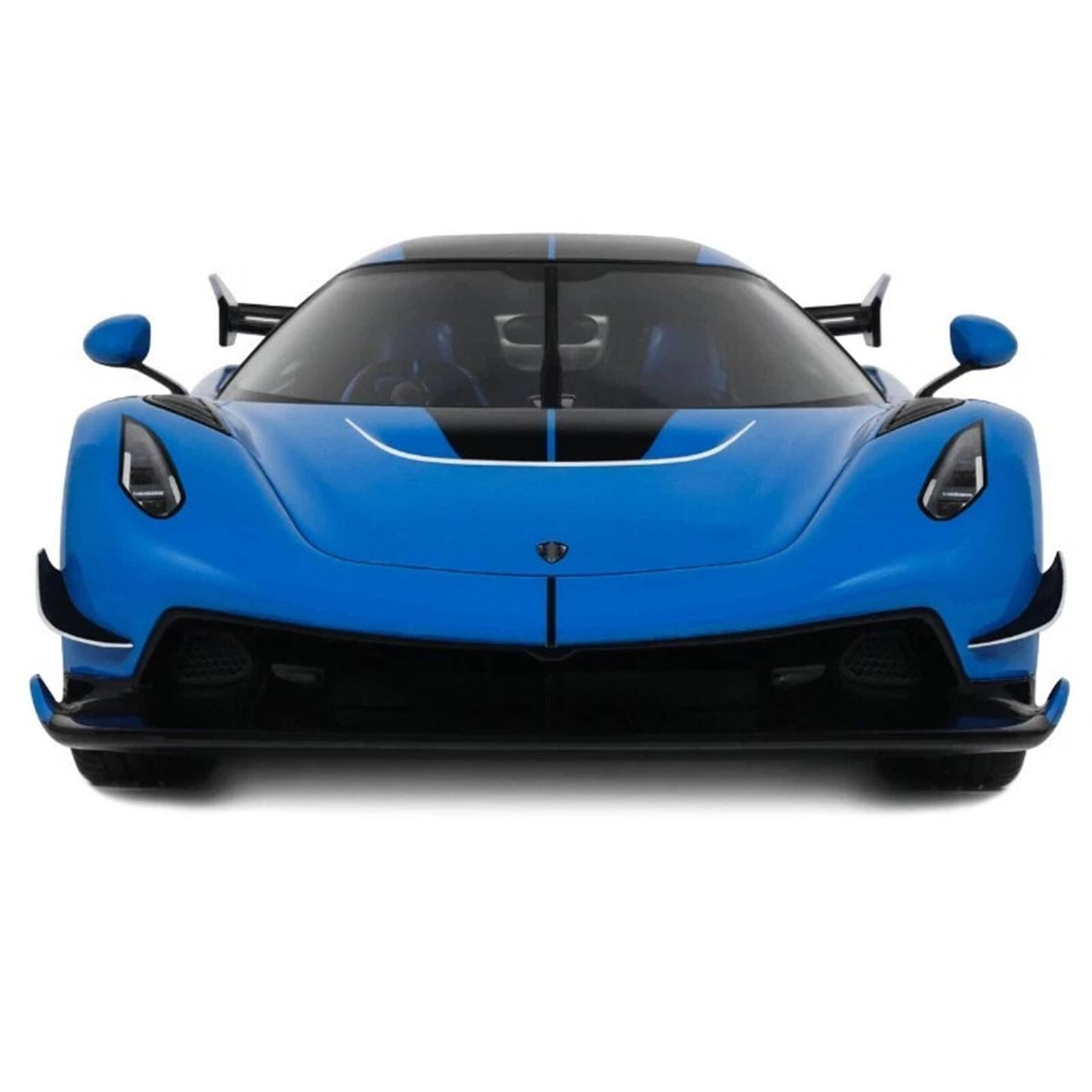 Alt View 5. GT Spirit - 2025 Koenigsegg Jesko Blue Metallic with Black Stripes 1/18 Model Car by GT Spirit.