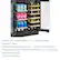 Stores 42 wine bottles or 21 wine bottles with 64 cans. Interchangeable shelving - 12 wood shelves to display wine and three wire shelves to store cans. Interior lighting. Lockable doors.