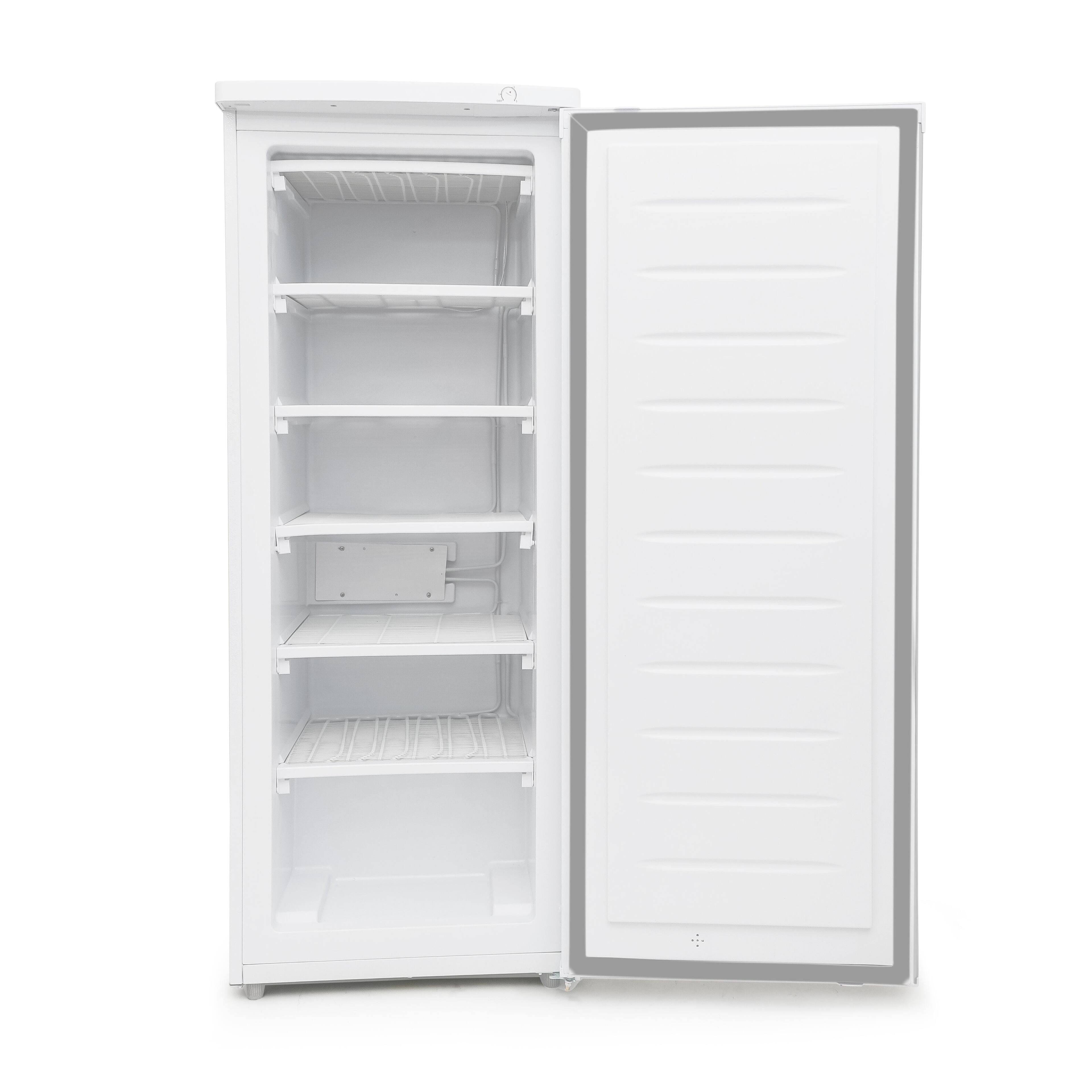 Alt View 3. Commercial Cool - Commercial Cool Upright Freezer, Stand Up Freezer 6 Cu Ft with Reversible Door, White - White.