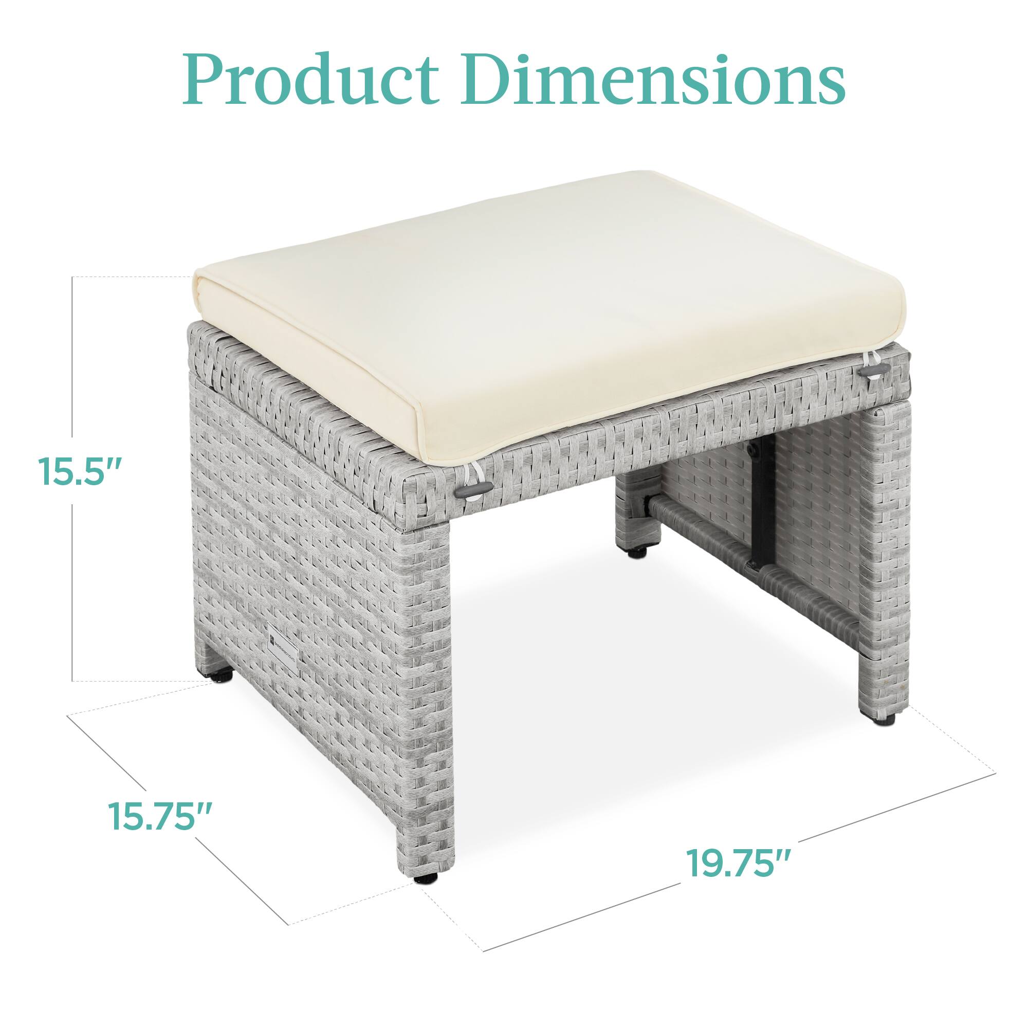 Product Dimensions

15.5"  
15.75"  
19.75"