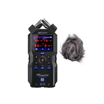 MOOS 00 02:13 / 05:49:18
MIC L MIC R 1 2 4 i MDR . -m 1 1 MIC 2 H4 essential Handy Recorder 32 or AAT 1 XLR - MIC TRS I LINE 2