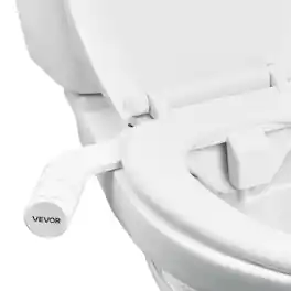 VEVOR - Bidet Attachment for Toilet, Non-Electric Bidet Toilet Seat Attachment - Dual Retractable Nozzles - White