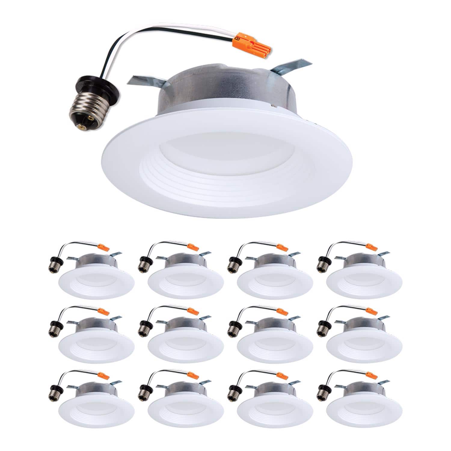 Halo - Bright White 4 in. W LED Recessed Downlight 8 W