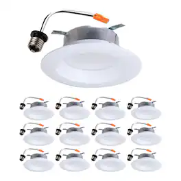 Halo - Bright White 4 in. W LED Recessed Downlight 8 W