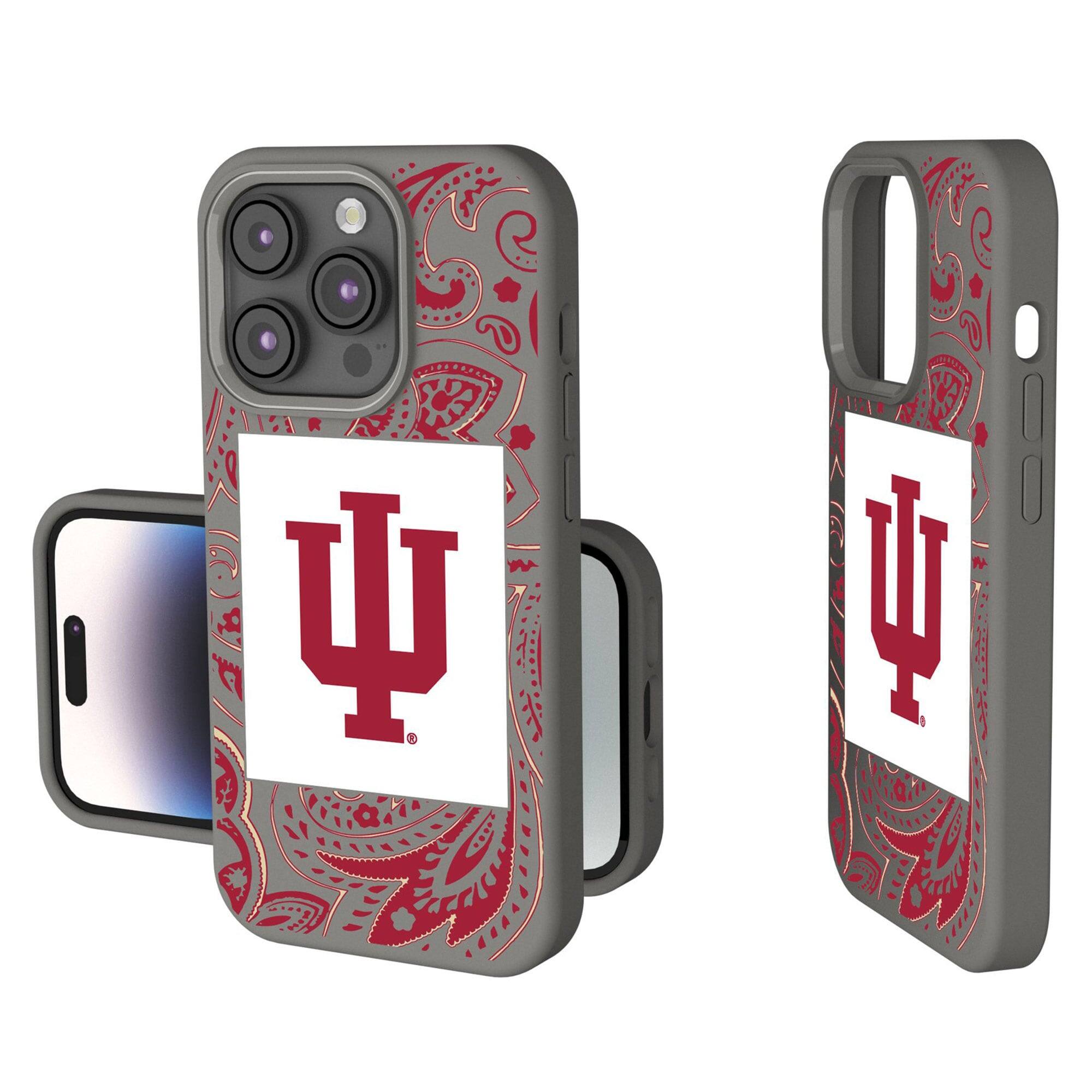 Keyscaper - NCAA - Indiana Hoosiers Paisley iPhone Soft Touch Case - 14 Pro Max - Gray price history on PriceWatchPro
