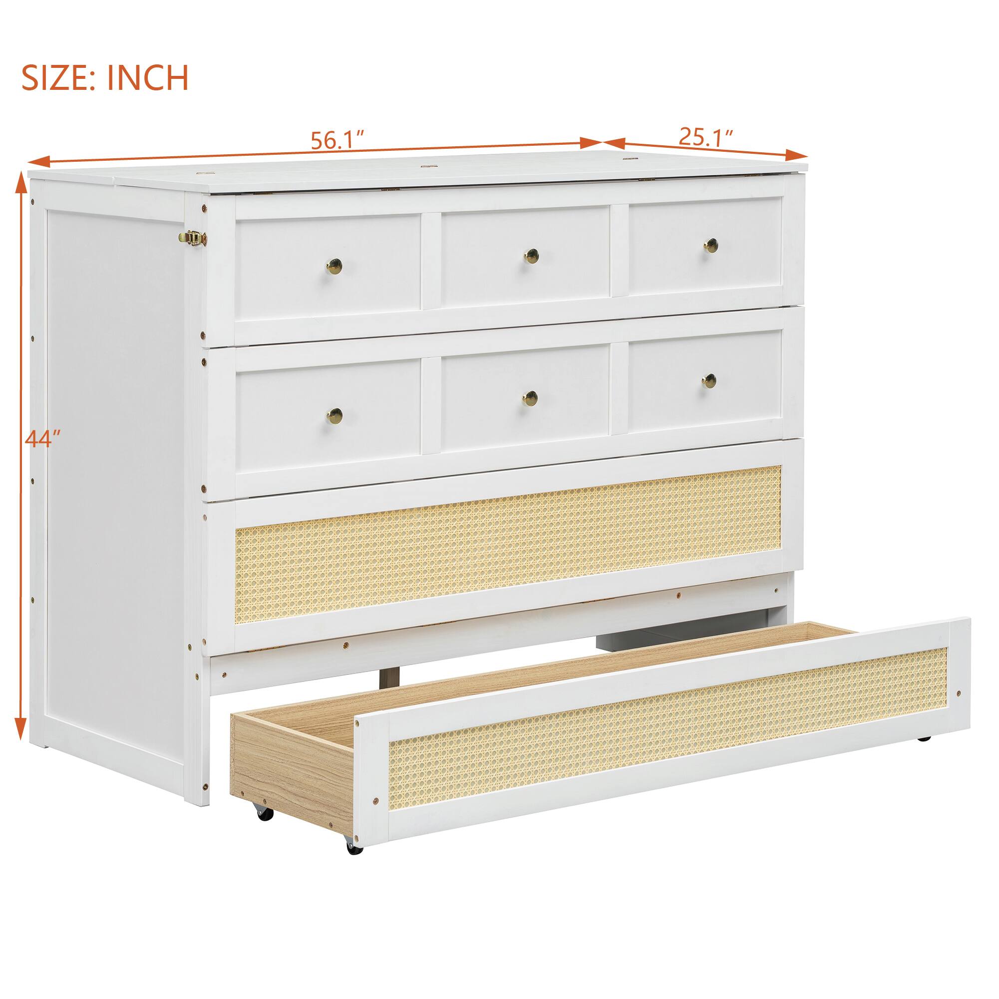 SIZE: INCH  
56.1" 25.1" 44"