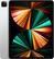 Front. Apple - Certified Refurbished - Apple 12.9-Inch iPad Pro (5th Generation) (2021) Wi-Fi + Cellular - 512GB - Silver.