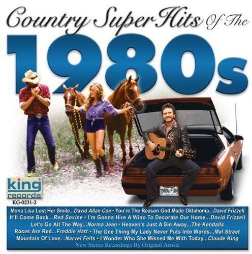 Country Super Hits Of The 1980s

1980s

King Records
KG-0231-2

Mona Lisa Lost Her Smile - David Allan Coe
You're The Reason God Made Oklahoma - David Frizzell
It'll Come Back - Red Sovine
I'm Gonna Hire A Wino To Decorate Our Home - David Frizzell
Let's Go All The Way - Norma Jean
Heaven's Just A Sin Away - The Kendalls
Roses Are Red - Freddie Hart
The One Thing My Lady Never Puts Into Words - Mel Street
Mountain Of Love - Narvel Felts
I Wonder Who She Missed Me With Today - Claude King

New Stereo Recordings By Original Artists
