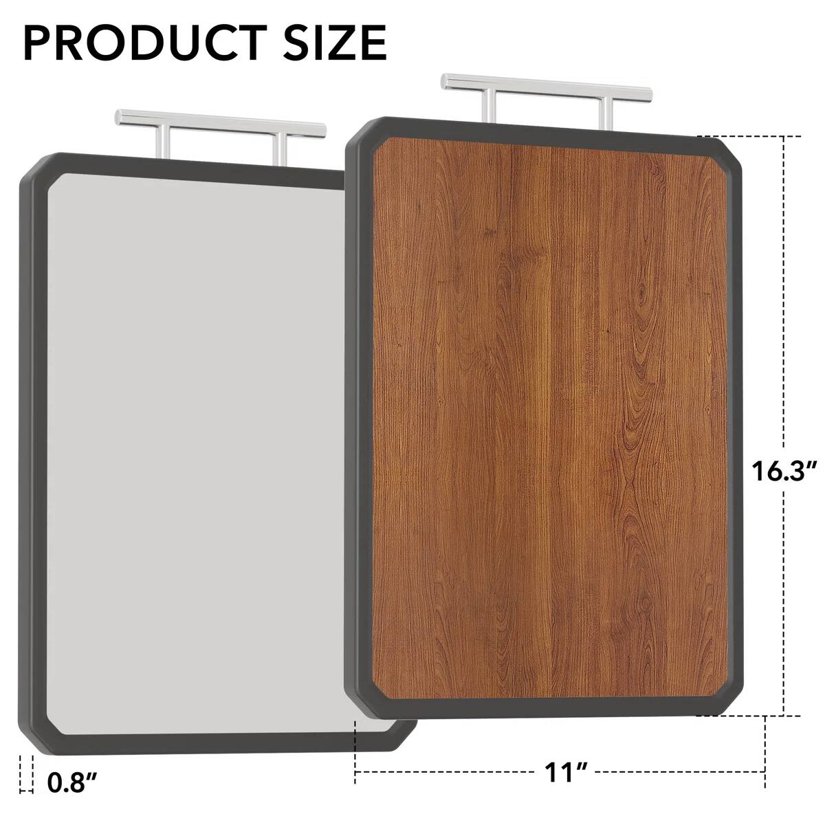 PRODUCT SIZE  
16.3" x 11" x 0.8"