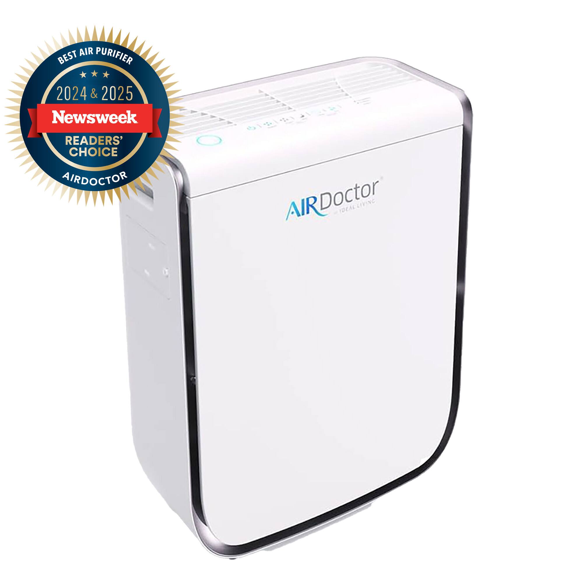 AIR Doctor - AIRDOCTOR AD2000 4-in-1 Air Purifier Air Purifier for Small & Medium Rooms and Small Bedrooms. 3 Stage Filtration - White