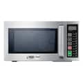 Magic Chef - 0.9 cu. ft. Commercial Countertop Microwave - Stainless Steel