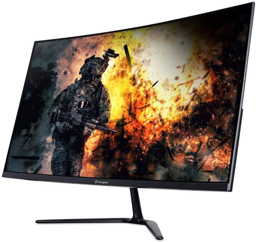 Left. Acer - AOPEN HC5 - 31.5" Monitor Full HD 1920x1080 144Hz 4000:1 5ms 300Nit HDMI | HC5QR PBIIPX | UM.JW5AA.P01 - Black.