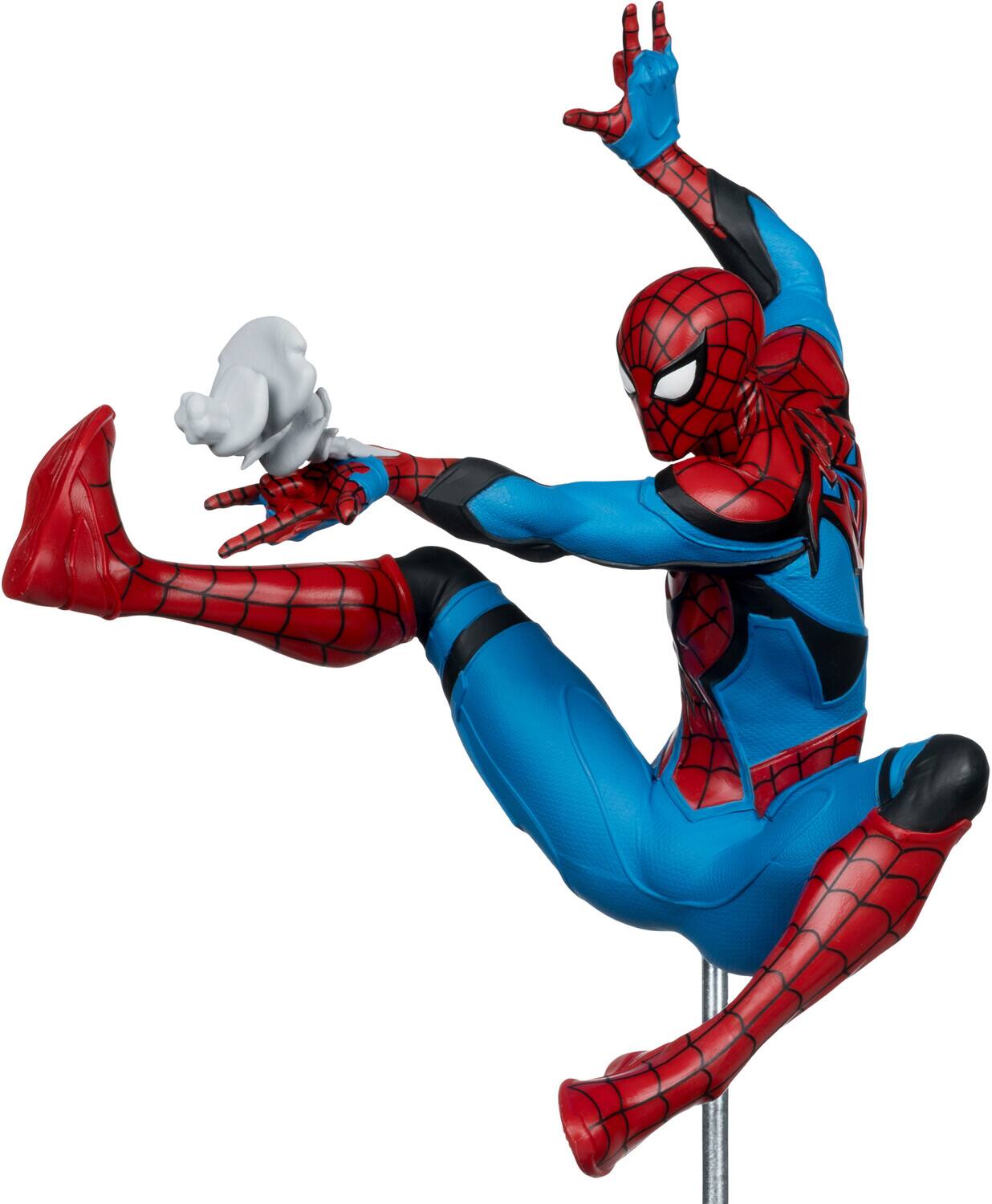 Alt View 4. McFarlane Toys - McFarlane Toys - Marvel Rivals - 1:6 Spider-Man Statue   - COLLECTIBLES - Multicolor.