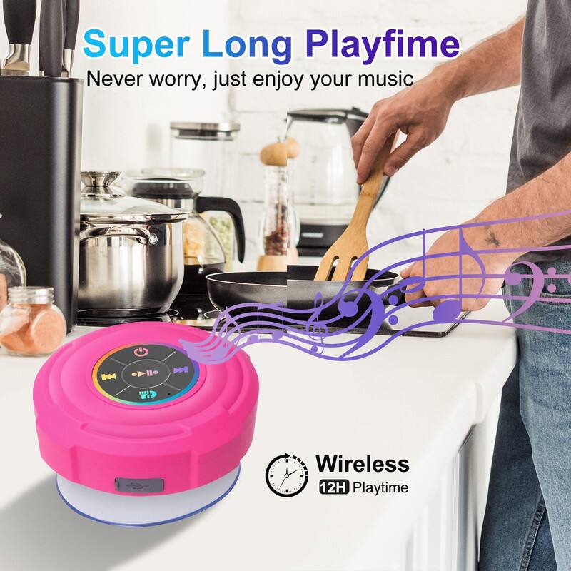 Super Long Playtime  
Never worry, just enjoy your music  

Wireless  
12H Playtime