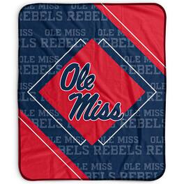 Pegasus - Ole Miss Rebels 50" x 60" Diamond Logo Fleece Blanket - Multicolor