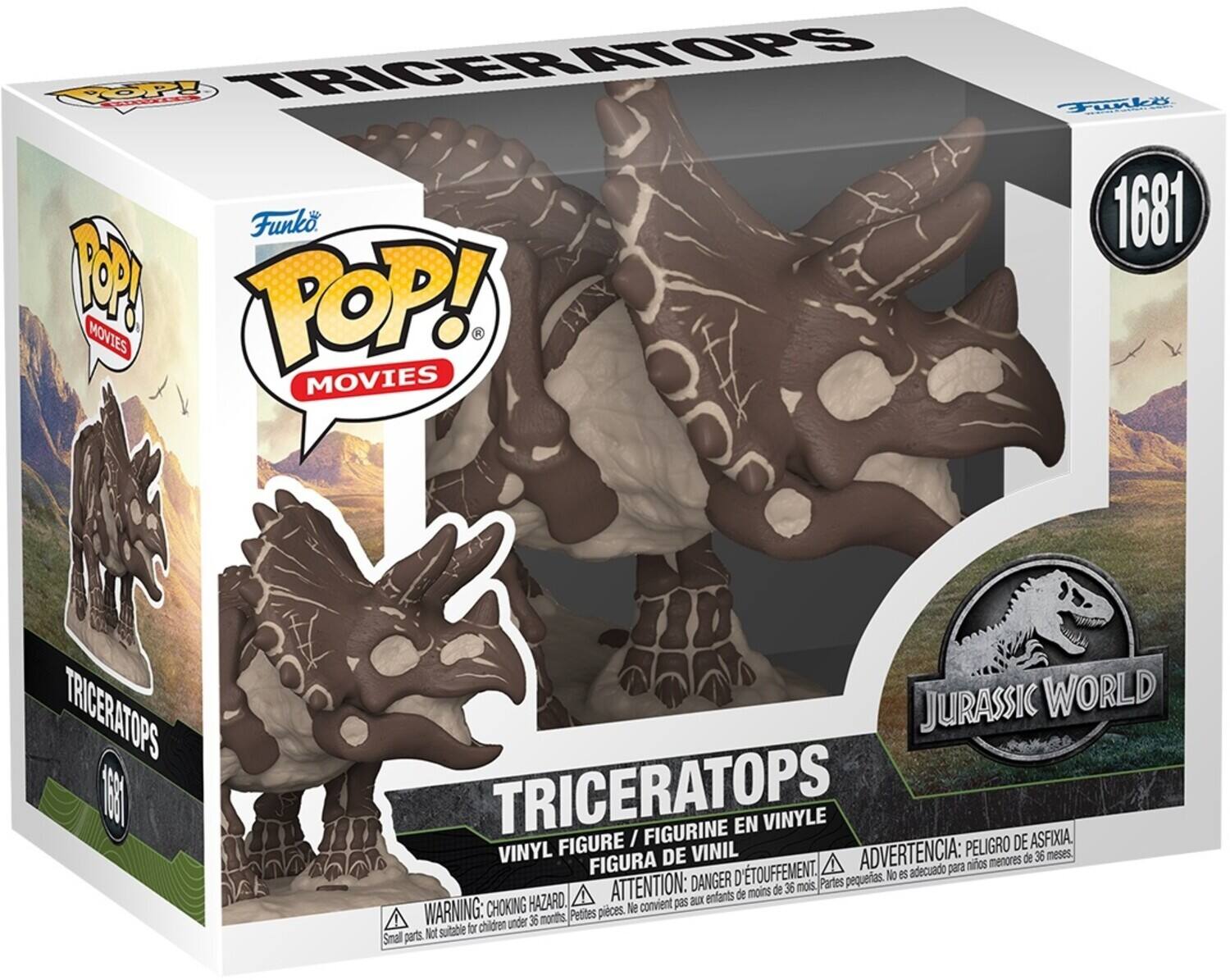 Funko POP! Movies: Jurassic World Fossilized Triceratops