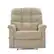 Front. ProLounger - Cooper Tufted Back Extra Large Low-Pile Velour Wall Hugger Reclining Chair - Barley Tan.