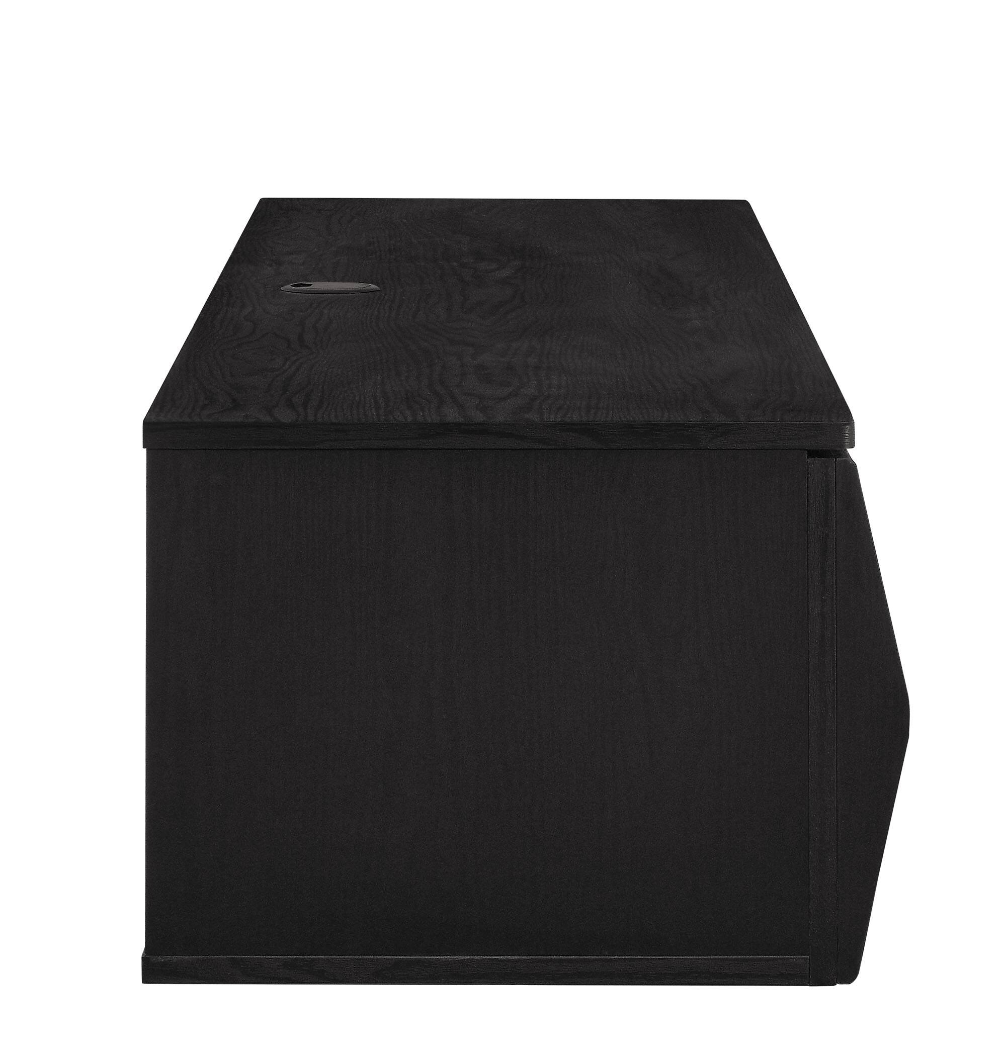 Back. Modway - Vaughn 64" Wall Mount TV Stand by Modway - Black.