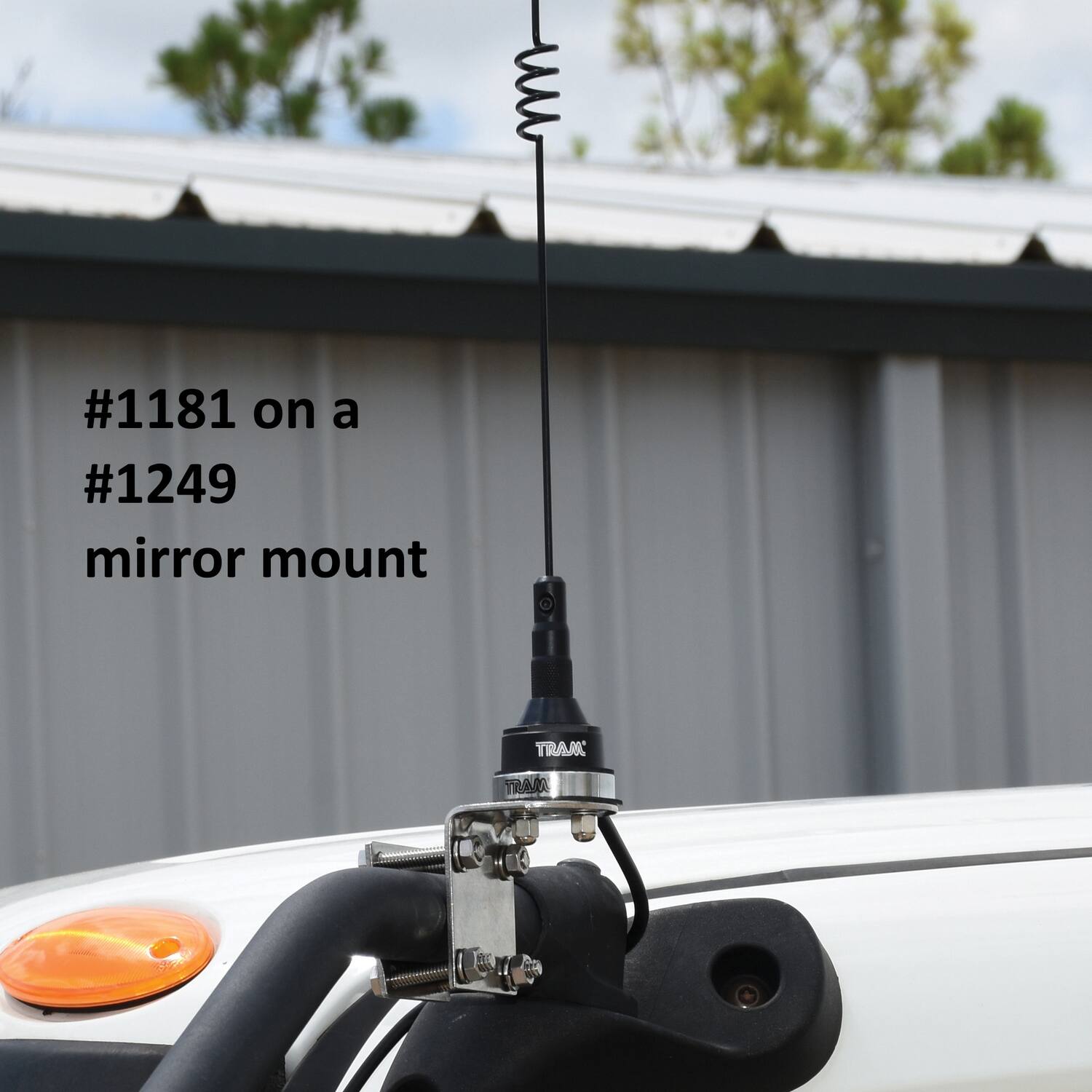 #1181 on a  
#1249  
mirror mount  

TRAK TRAD