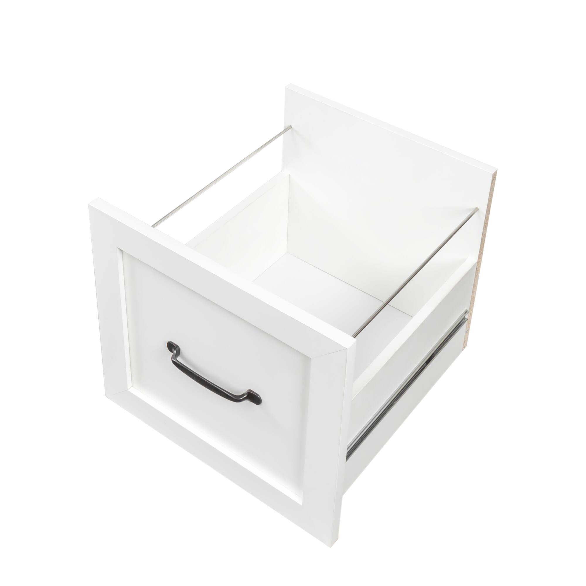 Alt View 5. Tiramisubest - Home Office Computer Desk with Hutch, Antiqued White finish - White.