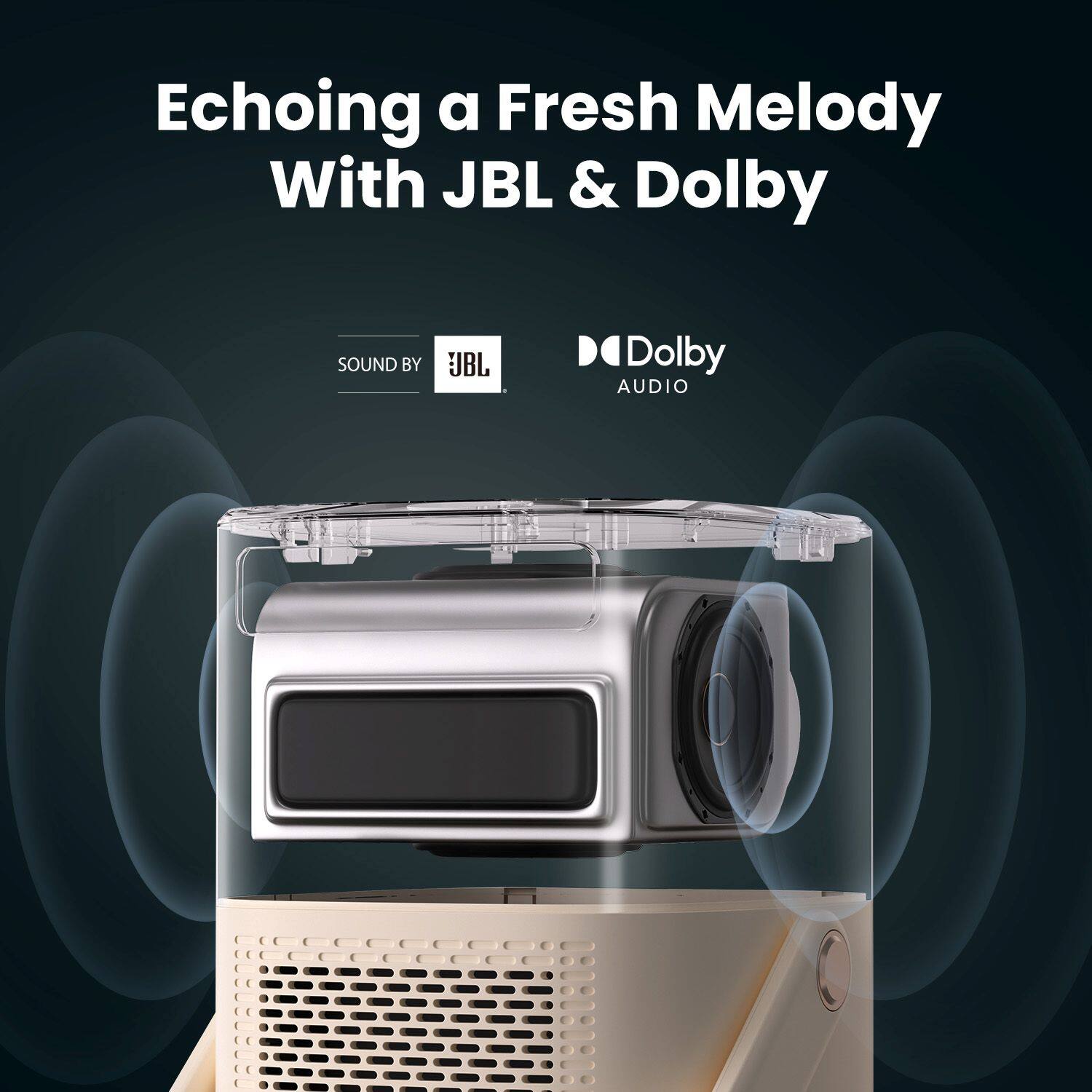 Echoing a Fresh Melody With JBL & Dolby
SOUND BY JBL
Dolby AUDIO