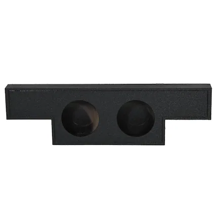 Front. QPower - QPower Dual 10" Sub Box for Chevy Silverado 1500, GMC Sierra 1500 (Non-HD) 04-06 - Black.