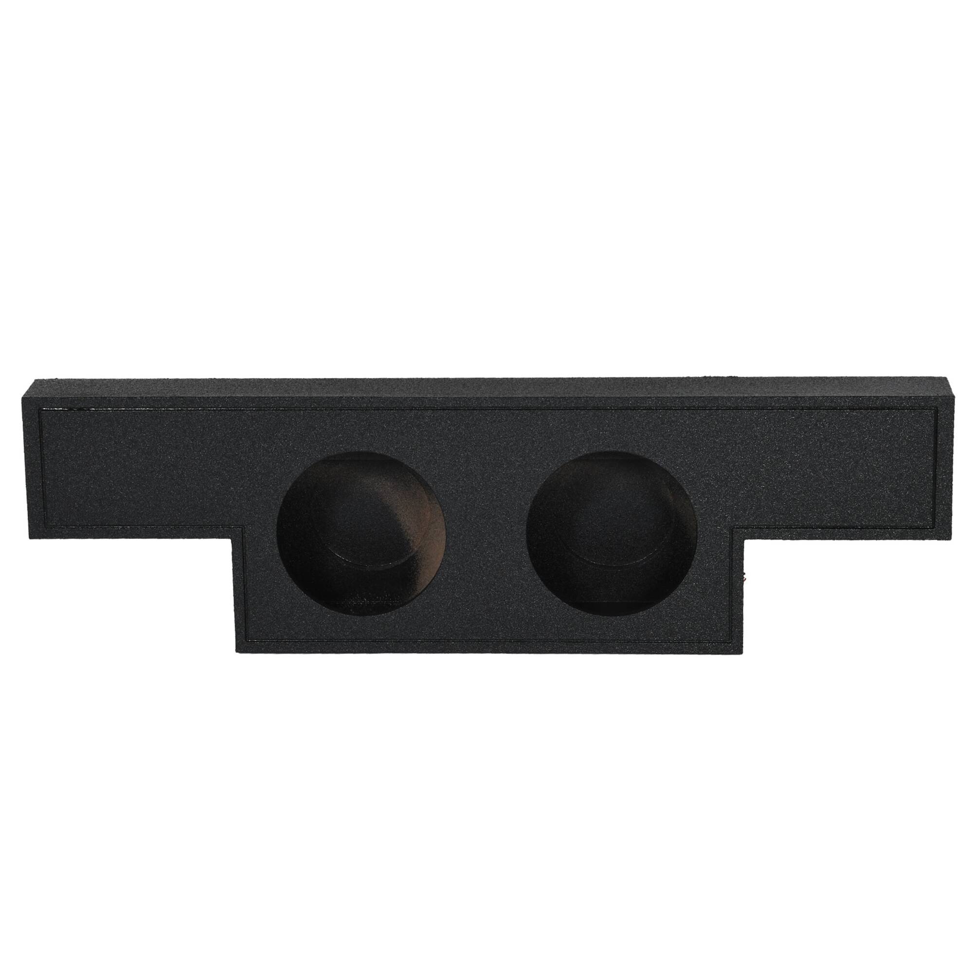 Front. QPower - QPower Dual 10" Sub Box for Chevy Silverado 1500, GMC Sierra 1500 (Non-HD) 04-06 - Black.