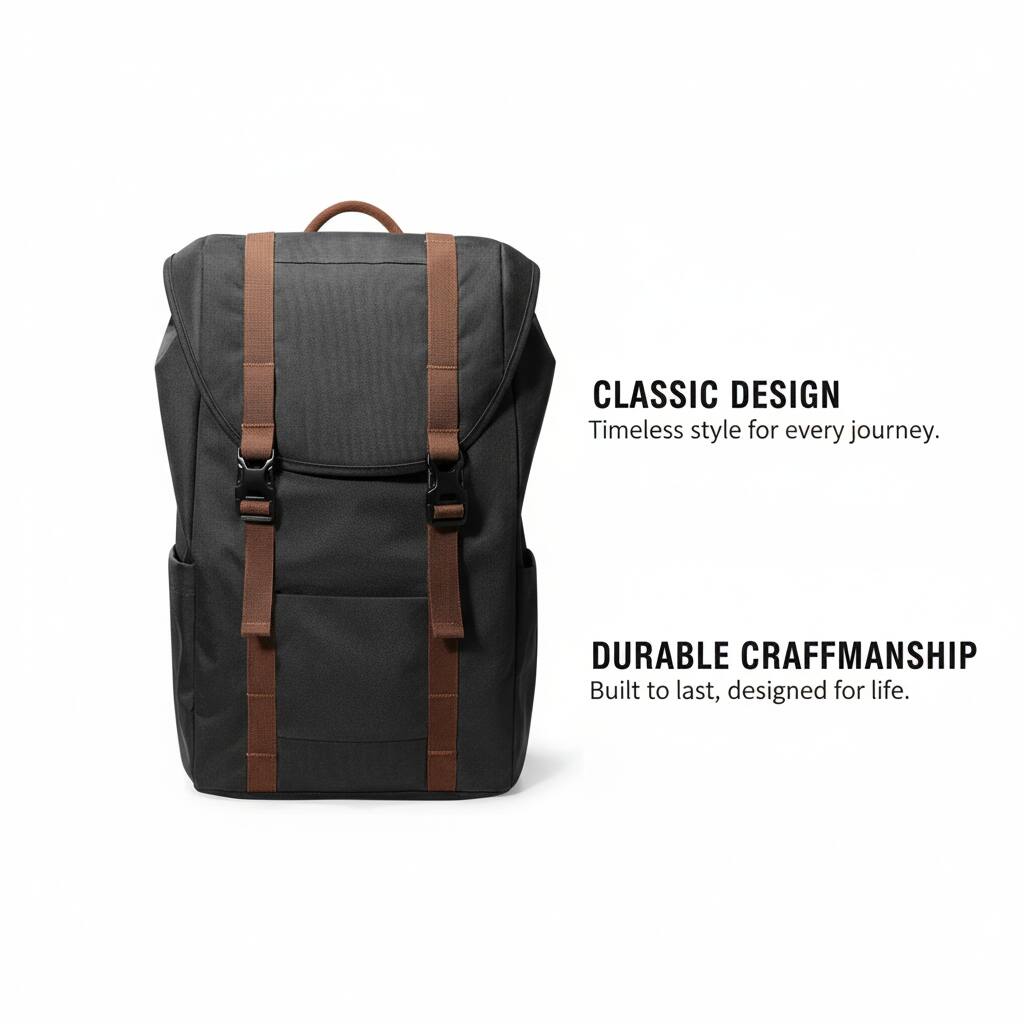CLASSIC DESIGN  
Timeless style for every journey.  

DURABLE CRAFTSMANSHIP  
Built to last, designed for life.