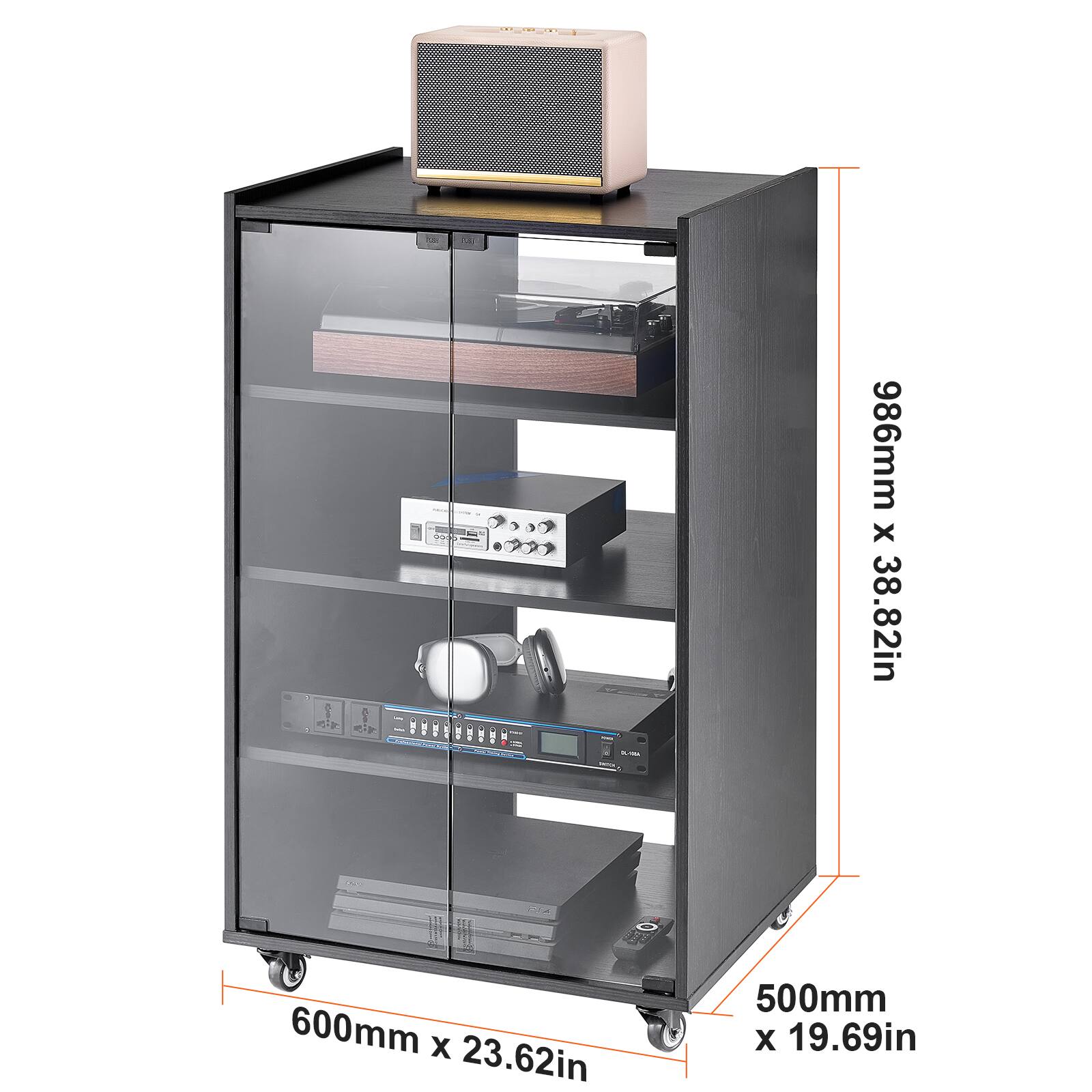 986mm x 38.82in  
600mm x 23.62in  
500mm x 19.69in