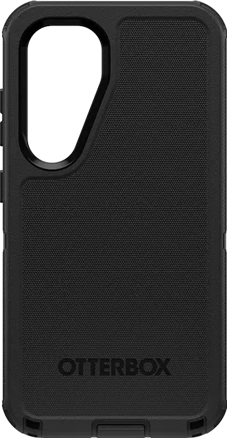 Front. OtterBox - OtterBox Defender Pro Series Black Case - Samsung Galaxy S25 - Black.