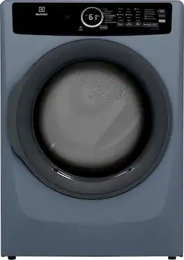 Electrolux - Front Load Perfect Steam Gas Dryer with Instant Refresh – 8.0 Cu. Ft - Denim Blue