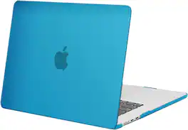 mosiso - MacBook Air 15 inch Case for models A3448 A3241 A3114 A2941 (2023-2026) - Aqua Blue