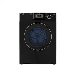 Equator - ED 866 DL Premium Compact 3.1 cu.ft. /13lbs 24 inch Vented Electric Dryer - Direct Line Single Socket 110V - Black