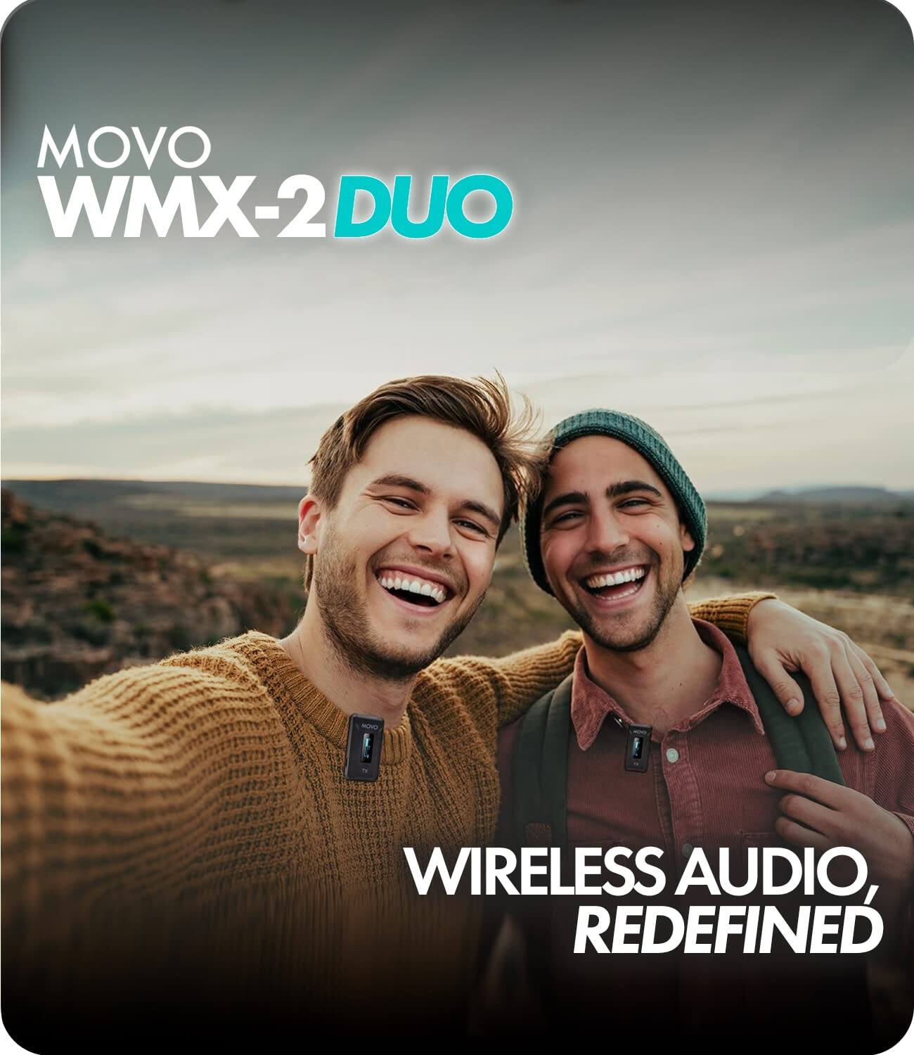 MOVO WMX-2 DUO  
WIRELESS AUDIO, REDEFINED