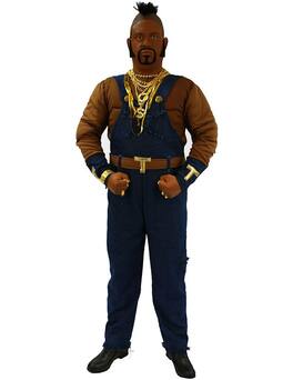 Angels Costumes - 80s Action Hero Adult Costume, X-Large - Blue