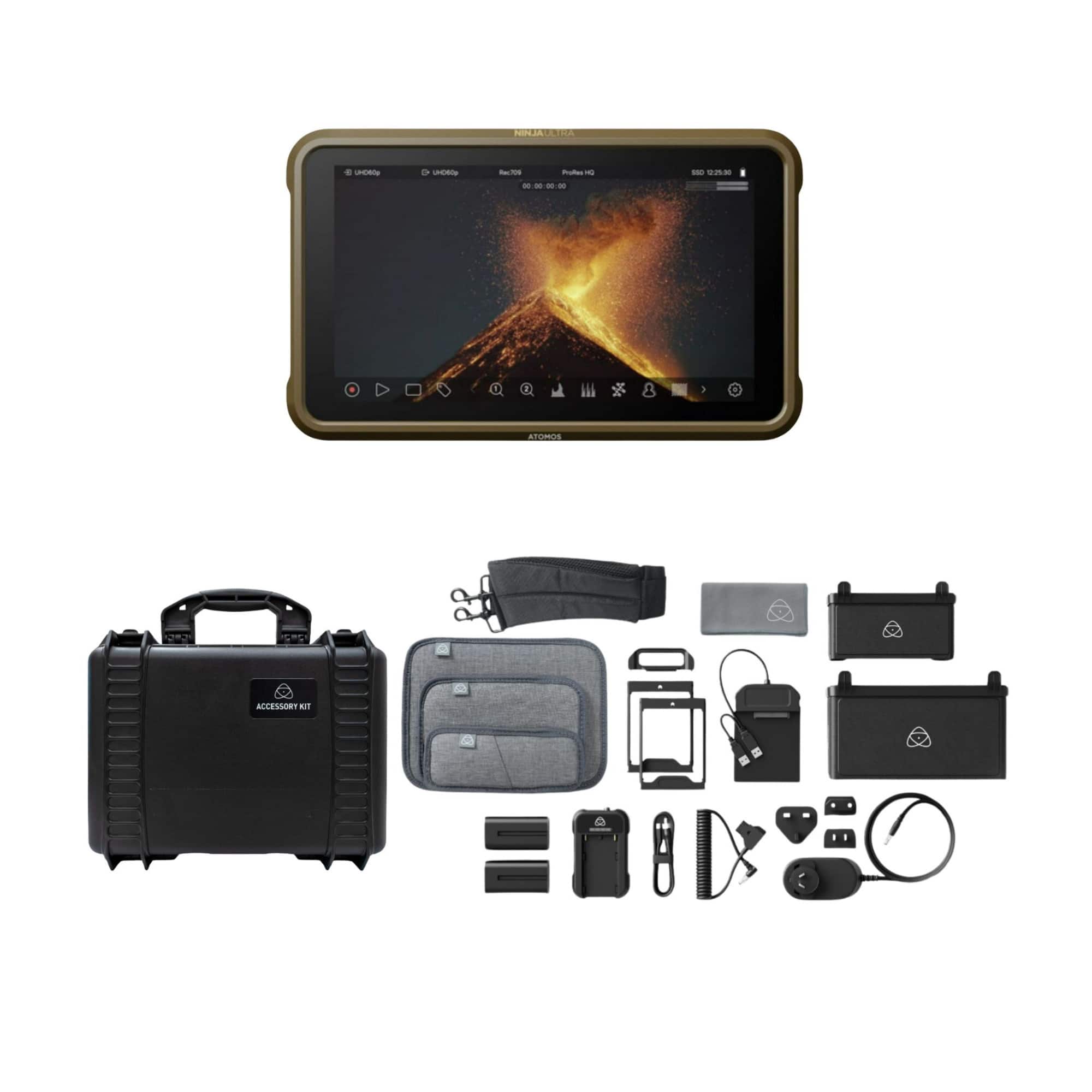 Ninja Ultra 5.2 Inch HDR Monitor Recorder with Atomos Universal Accessory